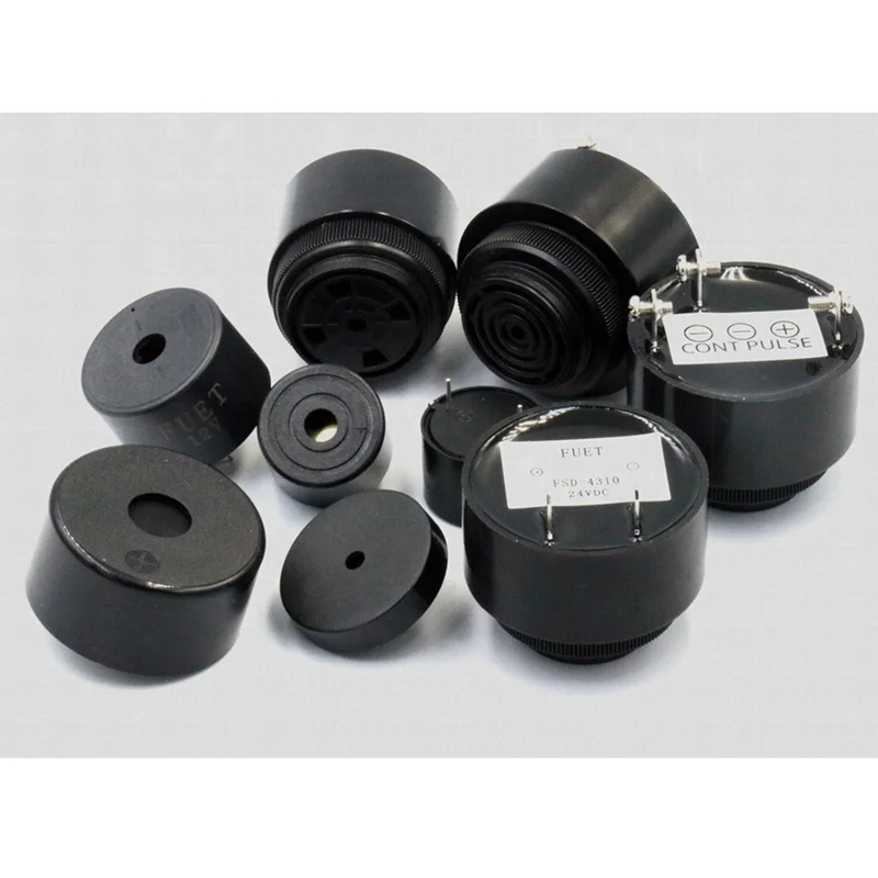 Diameter 45MM 2900Hz 9V 12V DC 100dB Continuous Alarm Internal Drive Audio Piezo Indicator Buzzer with Wire Leads