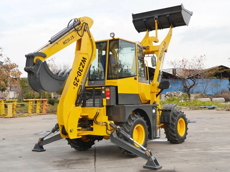 Agricultural Machinery Tractor with Loader SHANMON Backhoe Loader 388H XC870K ZL963 Wheel Loader with 4 in 1 Bucket