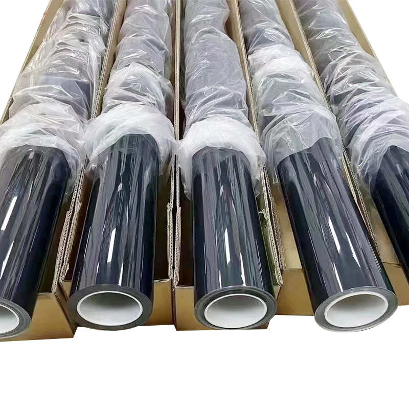 Ready Stock Black TPU Skylight Film Sun Shade Tint Solar Car Window Film Uv Protection Car Explosion-proof Film