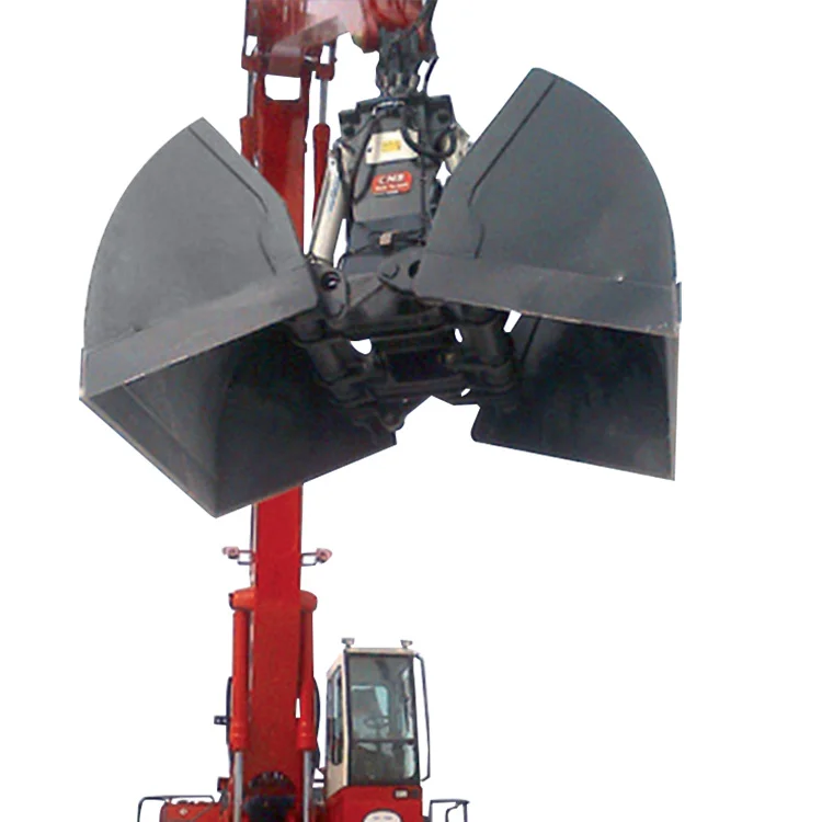 connection of Excavator Bucket Grab to the crane can bemanufacturedcan be used for handling of every type of bulk load