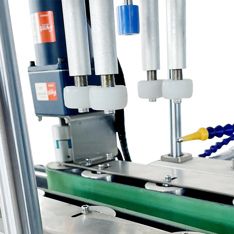 YK Full Automatic Rubber Water Plastic Bottle PVC Cap Capping Machine with Rotary Caps Feeder