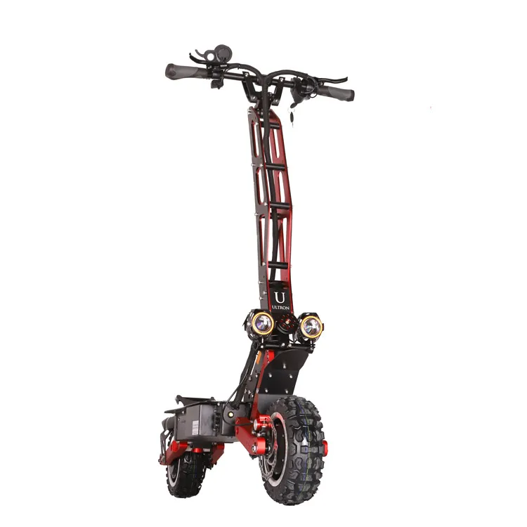 
3200W Original Ultron T128 Off Road Wheel Mobilitiy Dual Motor Fast Folding Electrical Scooter 