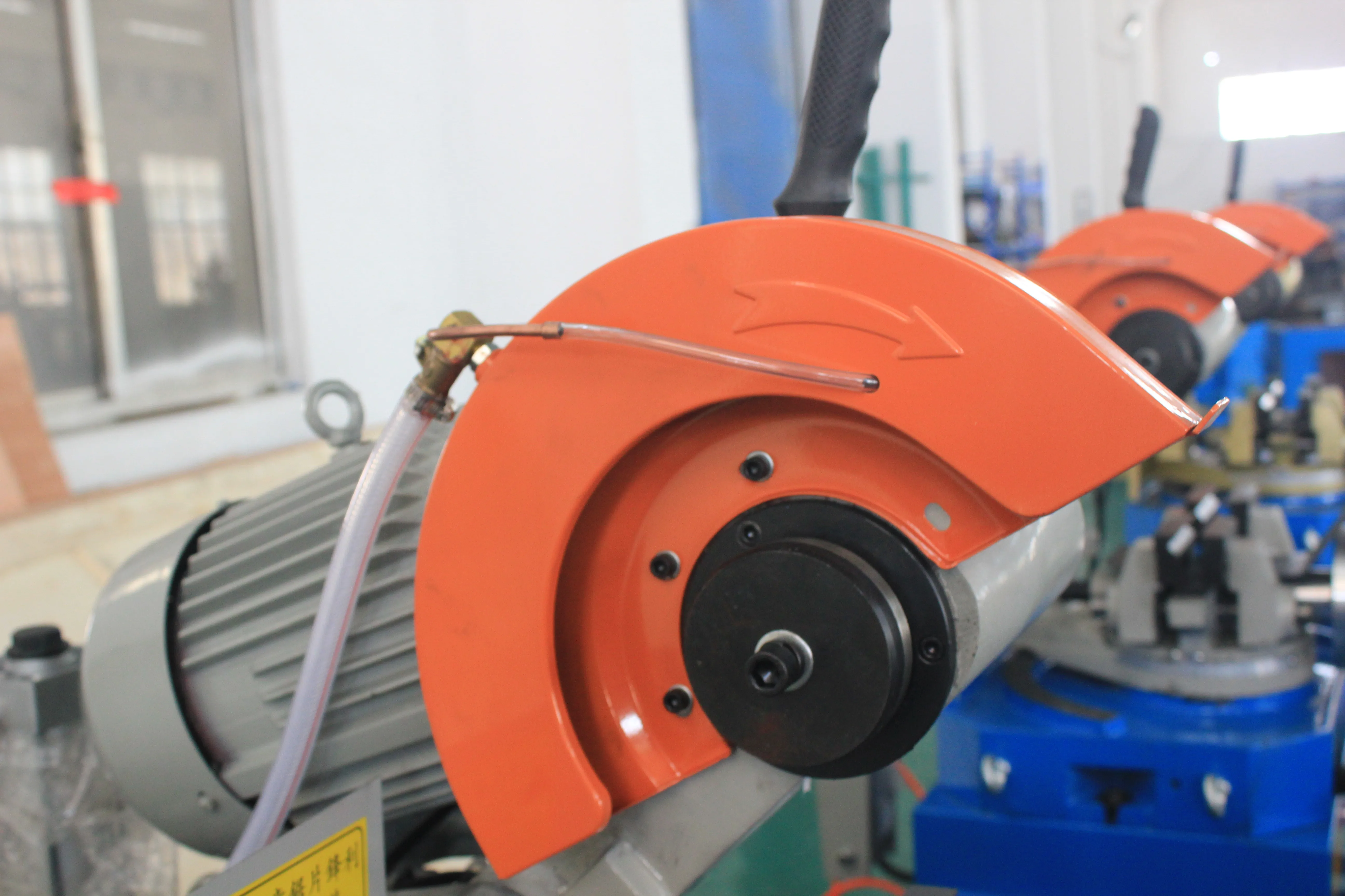 MC-275B pipe cutting machine Pneumatic pipe cutting machine semi automatic