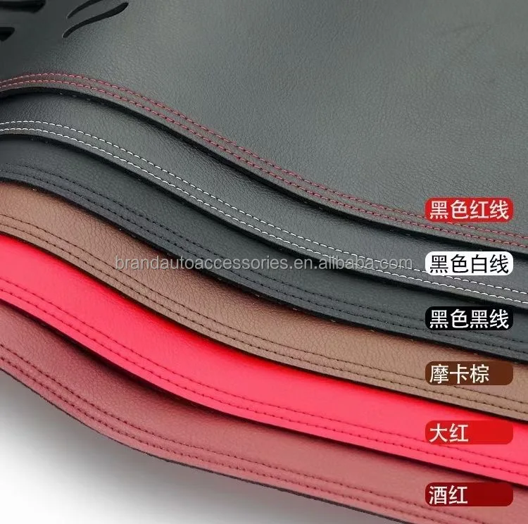 Pin hole grain Microfiber articical leather & fabric for car dashboard covers material