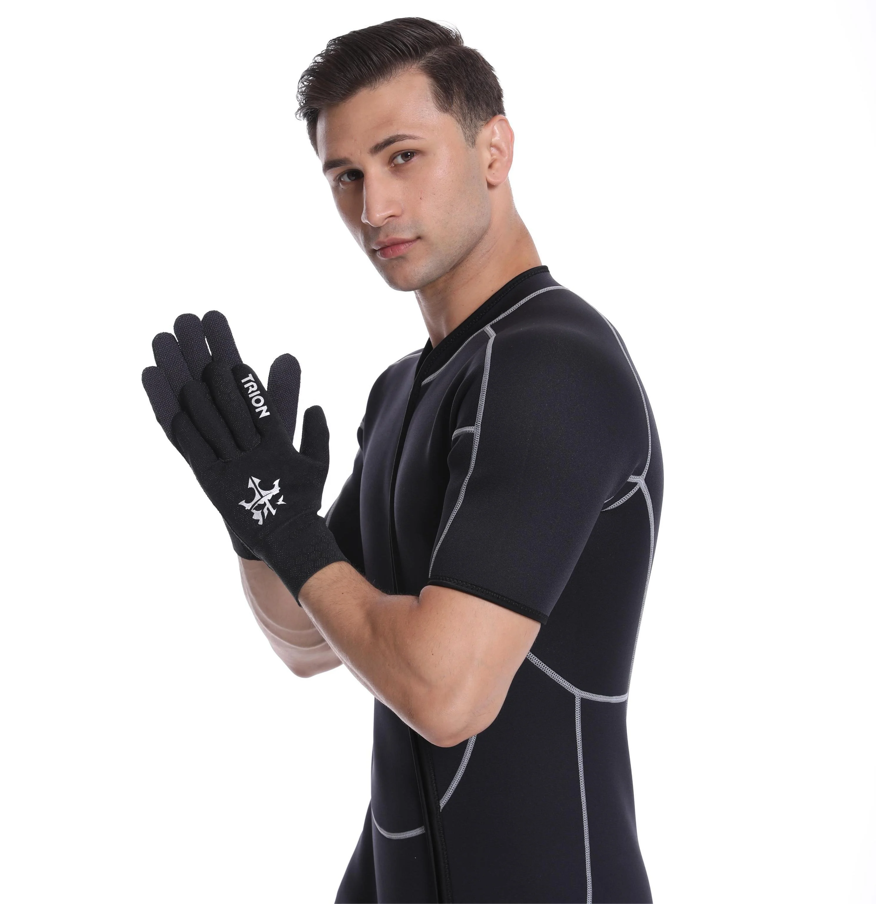 MONCAIS 3mm Neoprene Lightweight Glove Touch screen Anti-Slip Warm Gloves customized Spearfishing Kayaking  gloves