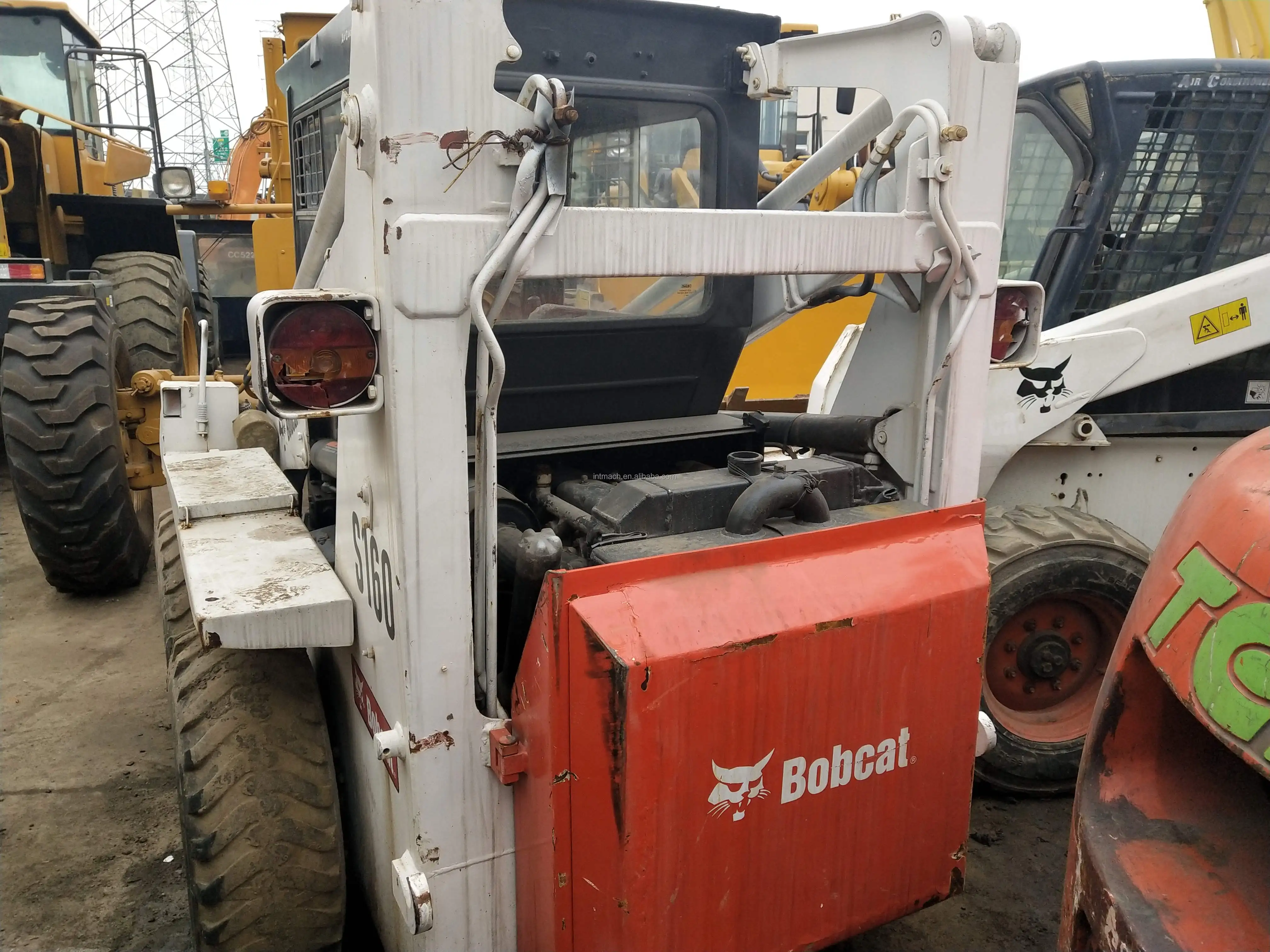 used skid steer loader  wheel skid used loader bobcat s130 small skid