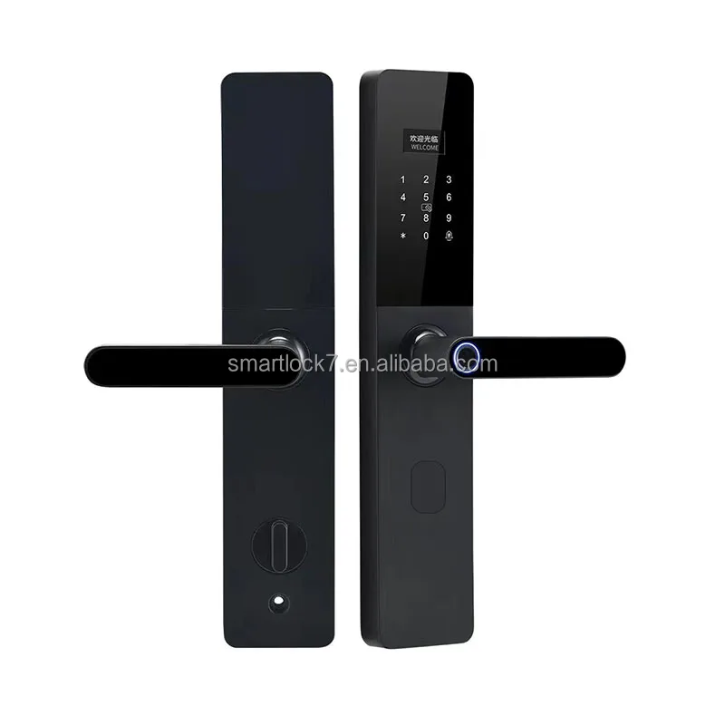 HOT Sale model XL1 Smart Door Lock by Digital Aluminum Alloy Lock with Fingerprint Card Key and Cloud Storage