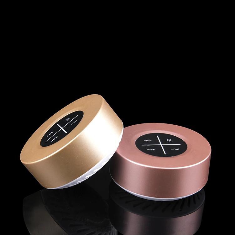 Алюминиевый сплав Led милый мини-динамик Touch Bluetooths TF USB Беспроводная
