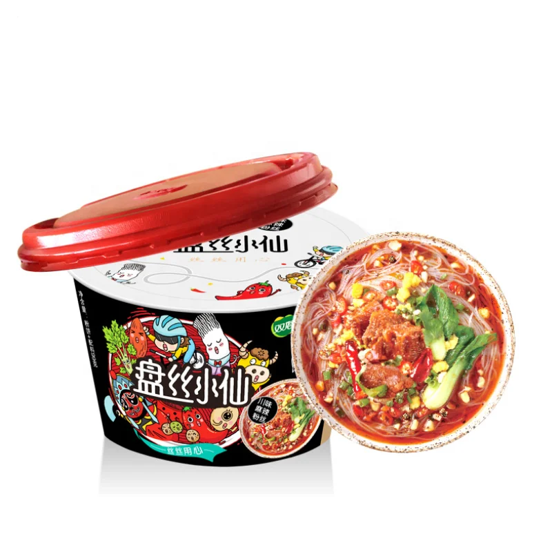 
Hot Sell Instant Vermicelli High Quality Instant Starch Noodles Fast Food Hot Pot Spicy Vermicelli 