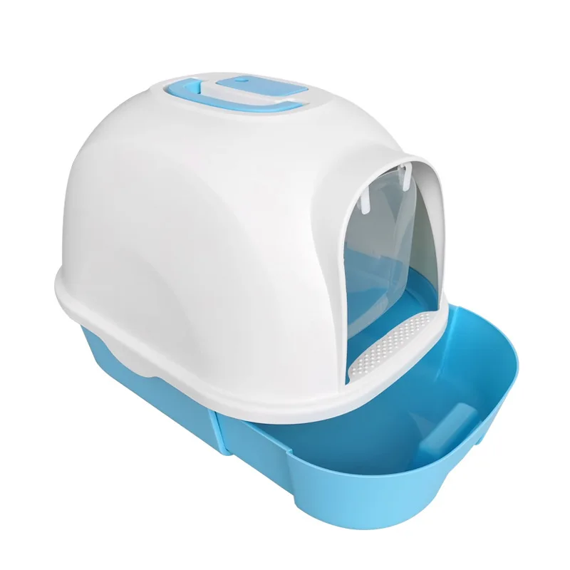 Enclosed large litter box forward-out anti-odorand anti-splash cat toilet