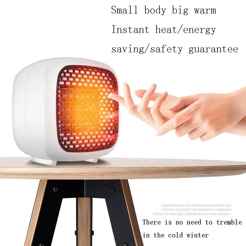 110v~220V instant heat portable heater Home bedroom silent mini heater office desktop small electric heater
