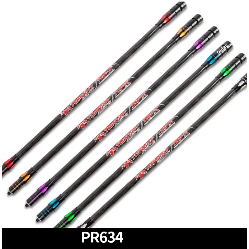 24 Inches Rod Bow Stabilizer Archery Hunting PR634 Main Rod Bow Compound Bow Kit 3K Balance Shock Absorber Rod