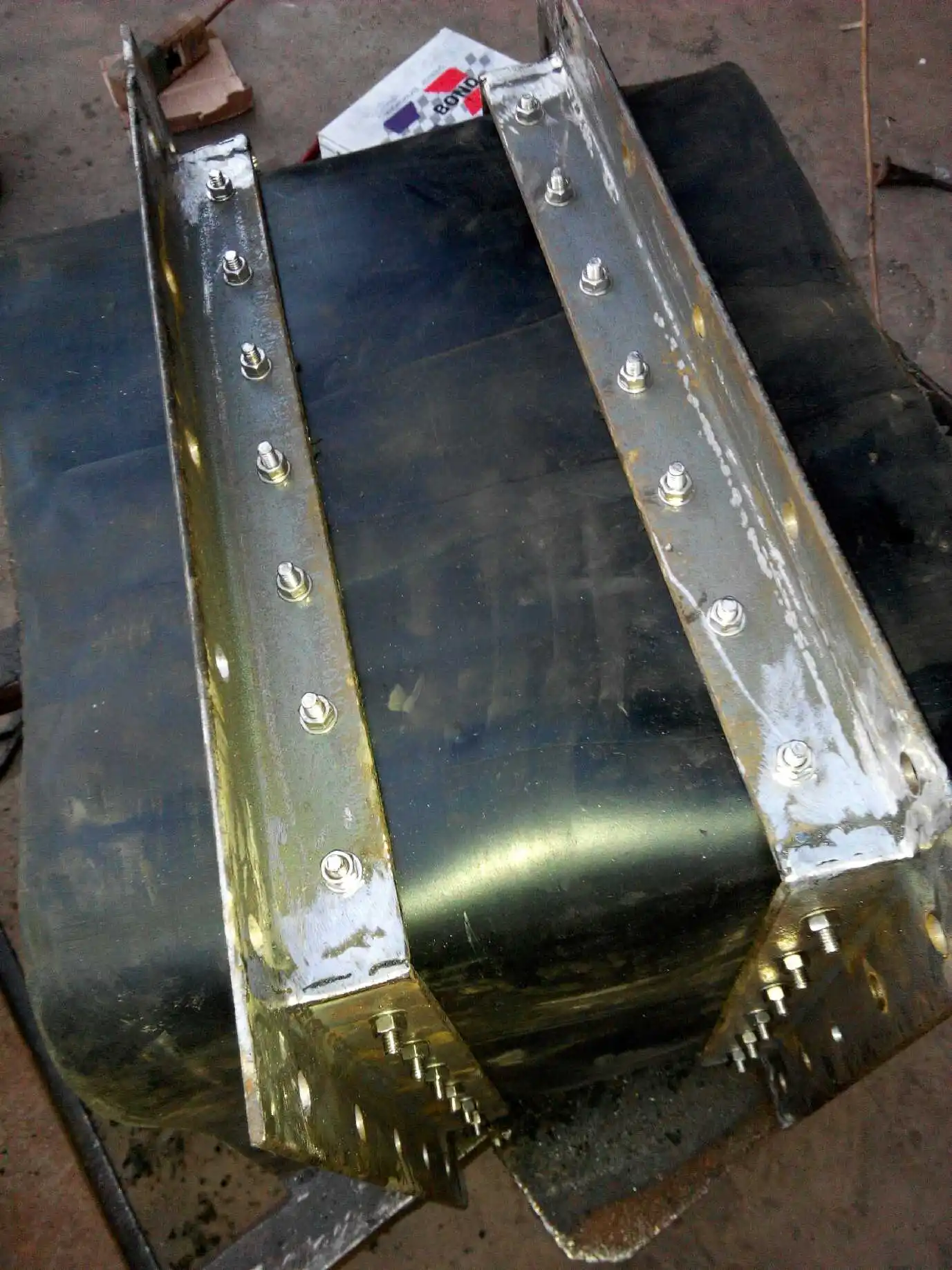 Inlet air fabric expansion joint with Thermal Insulation Silicone Rubber Coated Fiberglass