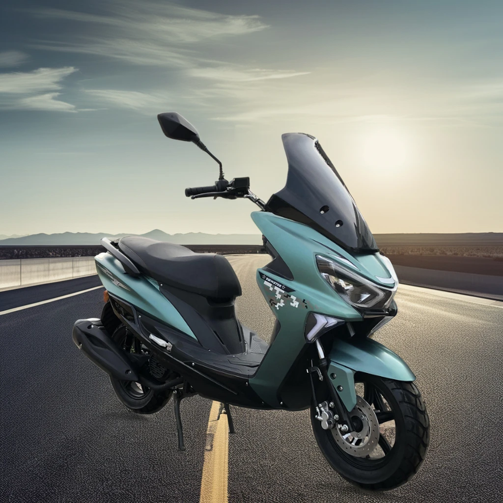 1 Cylinder 4 Stroke 150CC Gasoline Scooter for Adults Two-Wheel Motorcycles for Better Visibility