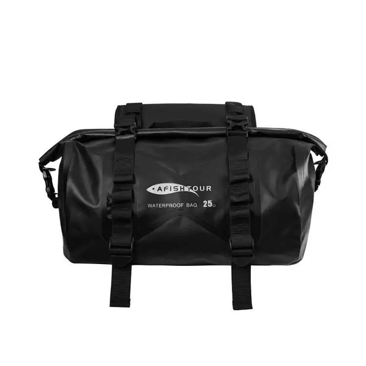 AFISHTOUR 500D ПВХ водонепроницаемый 25L мотоцикл боковая коробка панье сумки/большая емкость открытый мотор цикл Боковая Сумка для