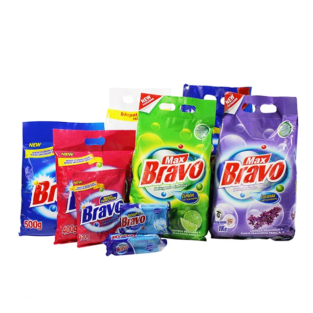 1kg 500g ECO Friendly OEM Brand Laundry Soap Powder Clean Washing Powder