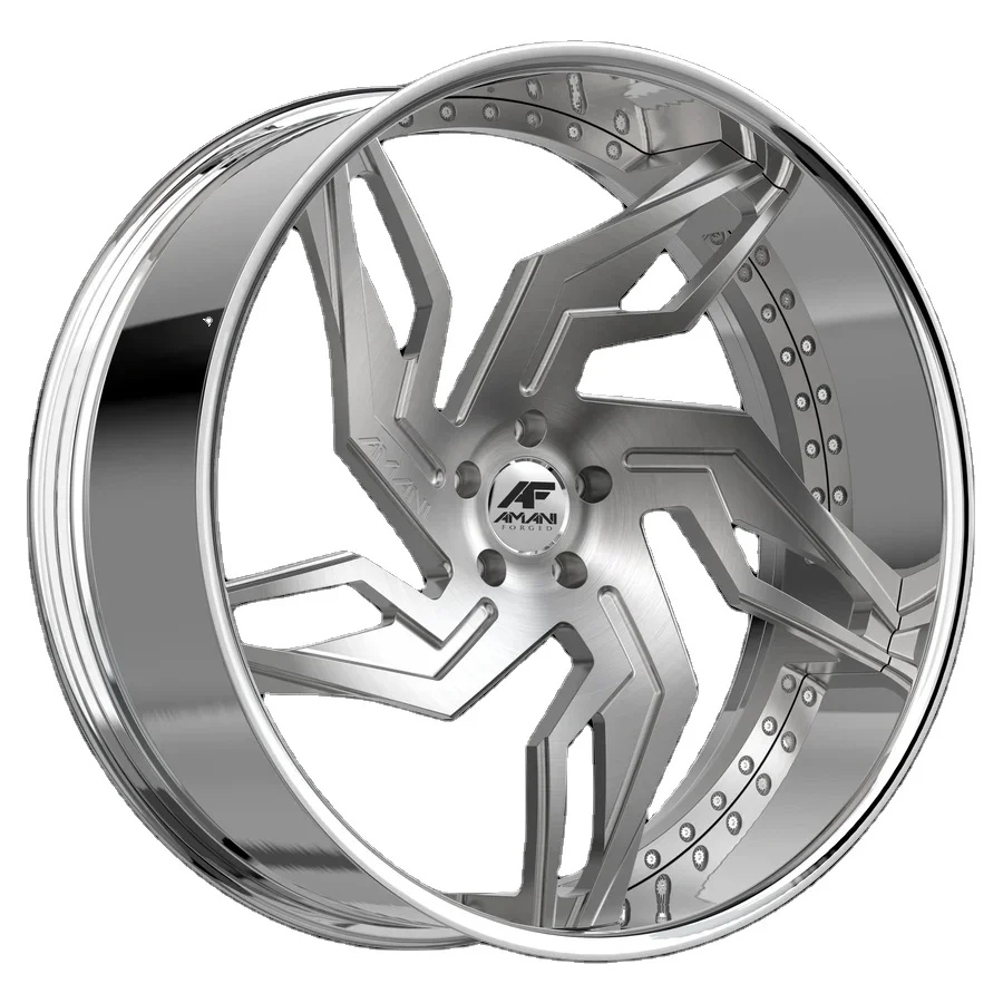 Chrome Rims Forgiato Wheels Forged Concave Wheel Rucci rims AF caps