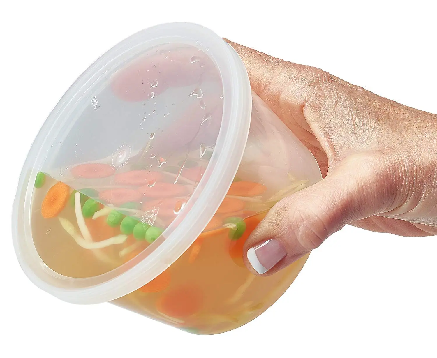 disposable food packaging soup containers 8  12 16 20 24 32 oz plastic food storage containers with lids
