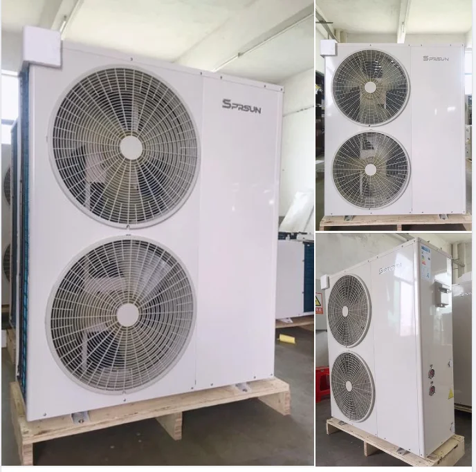 Europe standard EVI inverter heat pump for house heating and cooling