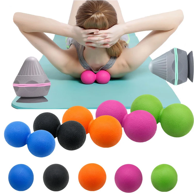 Factory Price Balls Deep Tissue Massage Peanut Massage Ball Yoga Rubber Massage Ball