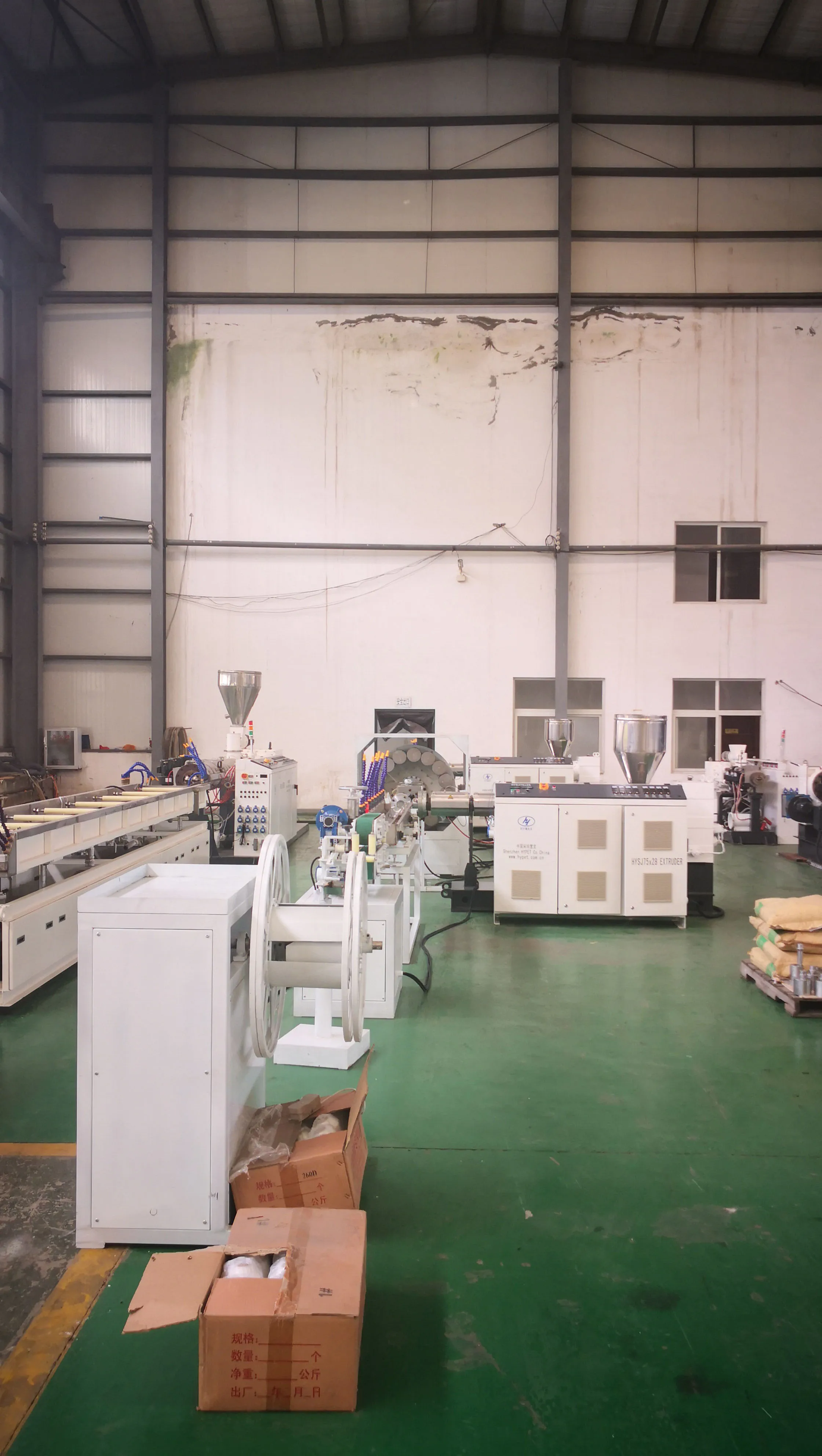 10-38mm 0.5-2inch fiber Braided Manufacturers PVC pipe machine Flexible Ventilation duct Conduit soft PVC Pipe  Production Line