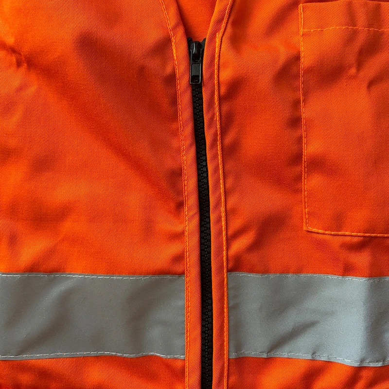 Reflective Safety Clothing Construction High Visibility Workwear Hi Vis Tool Work Security Reflector Engineer Safety Vest
