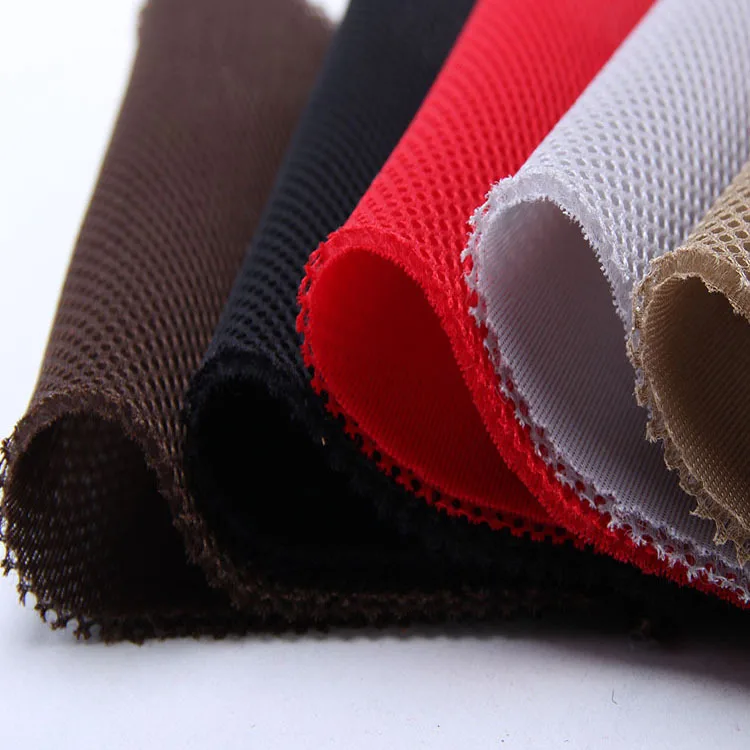 China Manufacturer 220GSM Shoes Material 3D Air Mesh 100% Polyester Knitted Fabric