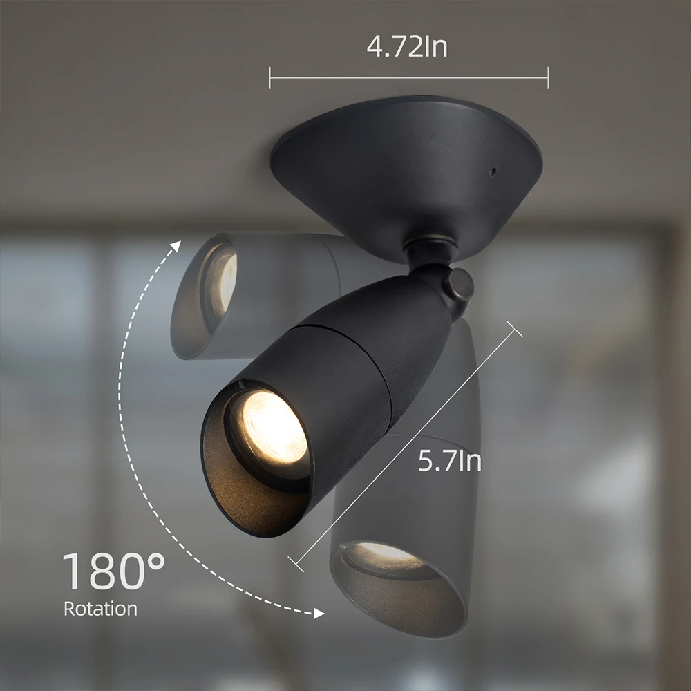 Aisilan indoor fixtures high bright adjustable  GU10 mounted LED ceiling Wall light