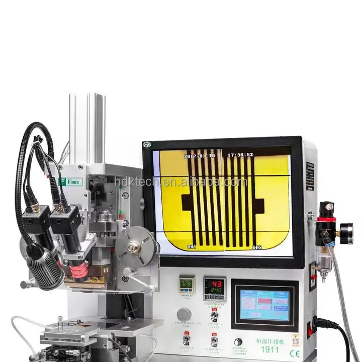1911 COF Thermostatic Cable Bonding Machine For IPhone Backlight Cable Touch Flex Repair Machine Lcd Flex Cable Press Machine