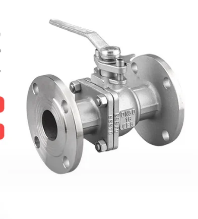 Wholesale ANSI 150# Stainless Steel 316 Two Pieces Flanged Floating Ball Valve With Hand Lever 2 Inch