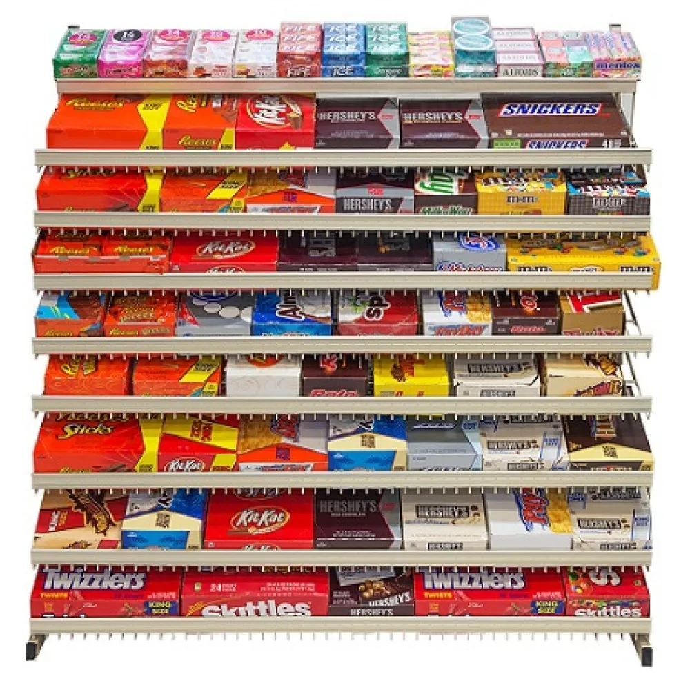 Adjustable  Candy rack acrylic bins and scoop(Whosale Only & Order cash counter only, MOQ is 5sets)