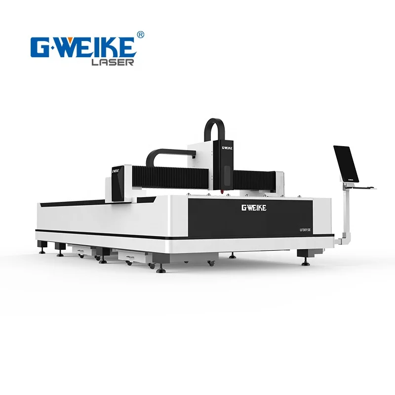 1000W-3000W Optional LF3015E Upgrades Reci Laser source High cost performance  Electric focus Gweike brand fiber laser cutter