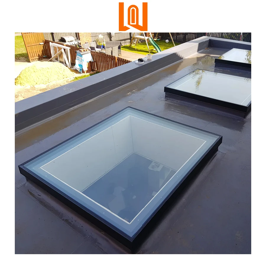 Customized House Skylight Glass Roof Windows Electric Motorized Skylight