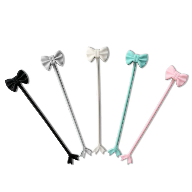 wingenes Bow-knot Silicone Cable Ties Flexible Earphone Wire USB Cable Organizer straps