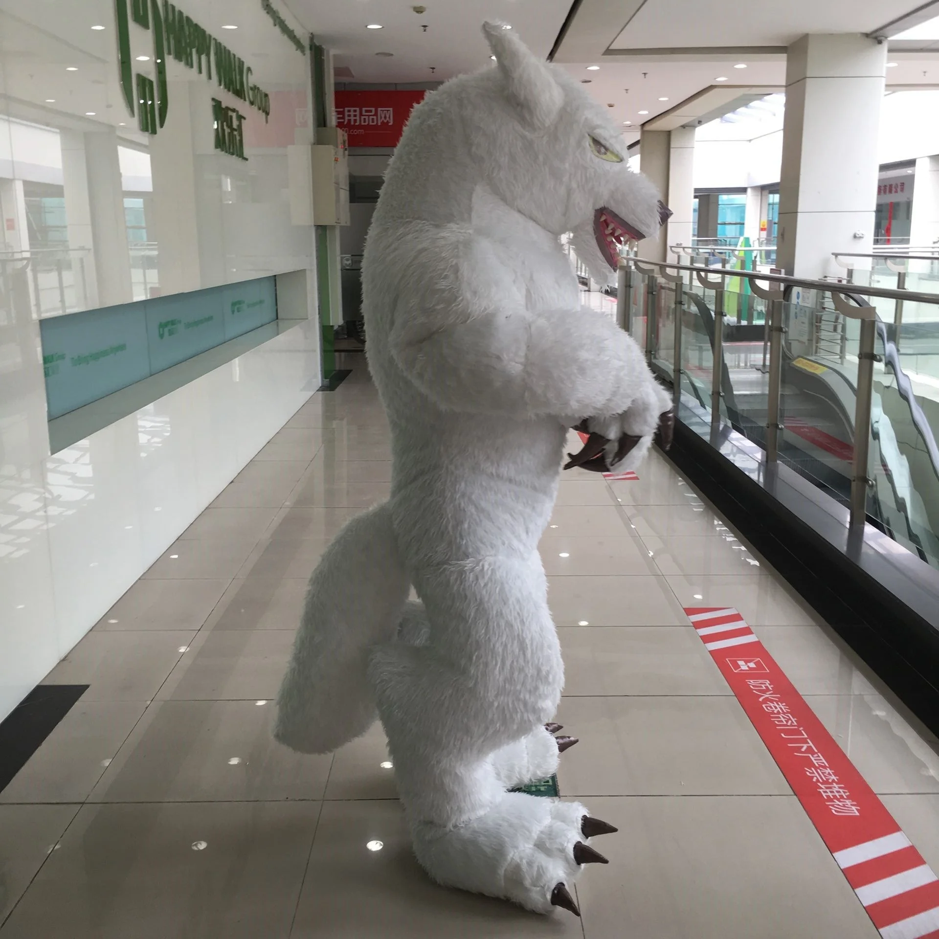 HI настраиваемые костюмы-талисманы в виде Белого Волка высокого качества по низким ценам