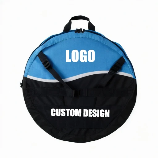 2024 Waterproof Sport Customized Bicycle Bike Double wheel bag folding bike bag with wheels Padded For 700c Road Bike