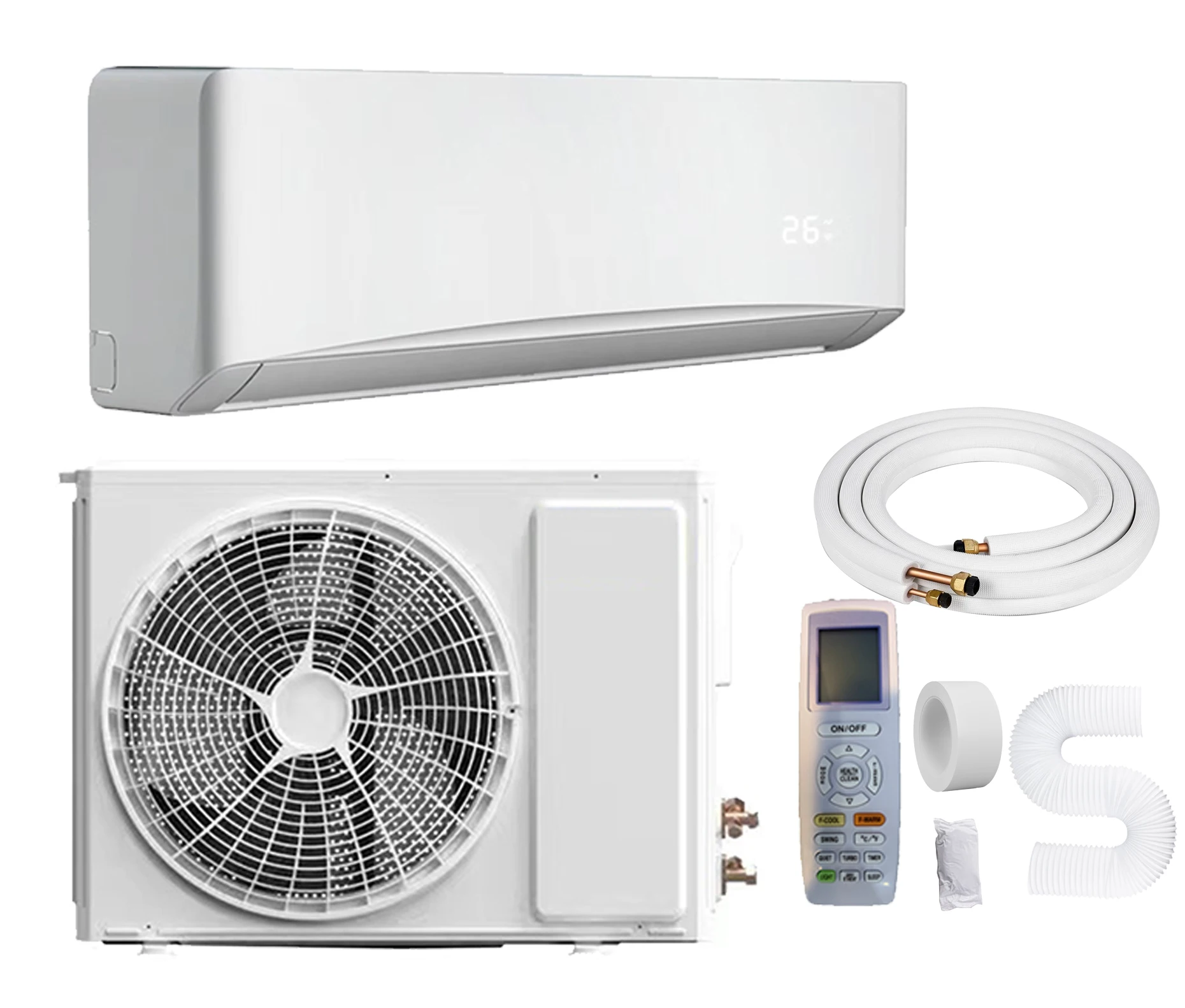 12000BTU 1TON 1 5 P Китай инвертор 2Ton 24000Btu Сплит настенный Кондиционер
