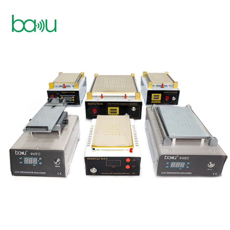 BAKU new product 360 rotating phone repair screen separator machine BAKU ba-949c heating fast lcd screen separator lcd separator