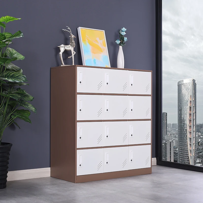 
Children Books Cabinets Metal Steel Locker For Kids Red Without Lock 3 Door Gym Customized Cupboard Three Wardrobe Odm Thermal 