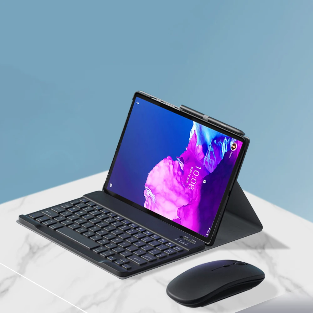 For Lenovo Tab M10 AZERT Keyboard for Lenovo M10 Plus French Keyboard for Lenovo Tab P11 Pro AZERTY Keyboard