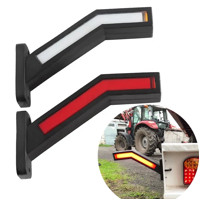 
24V Dump Truck Lights Turning Lamp White Yellow Green Blue Red Color 12V LED Bulb for Truck Decoration Signal Lamps Lorry Light 