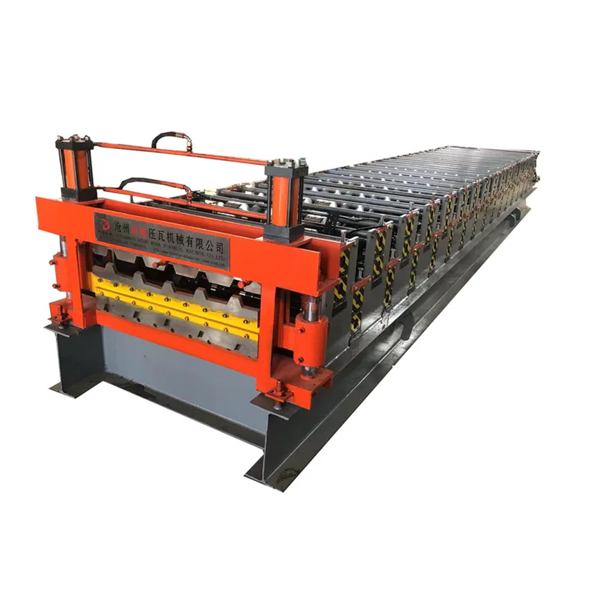 Hydraulic Tile Sheet Portable Metal Roofing Roll Forming Press Making Machine for Sale DX