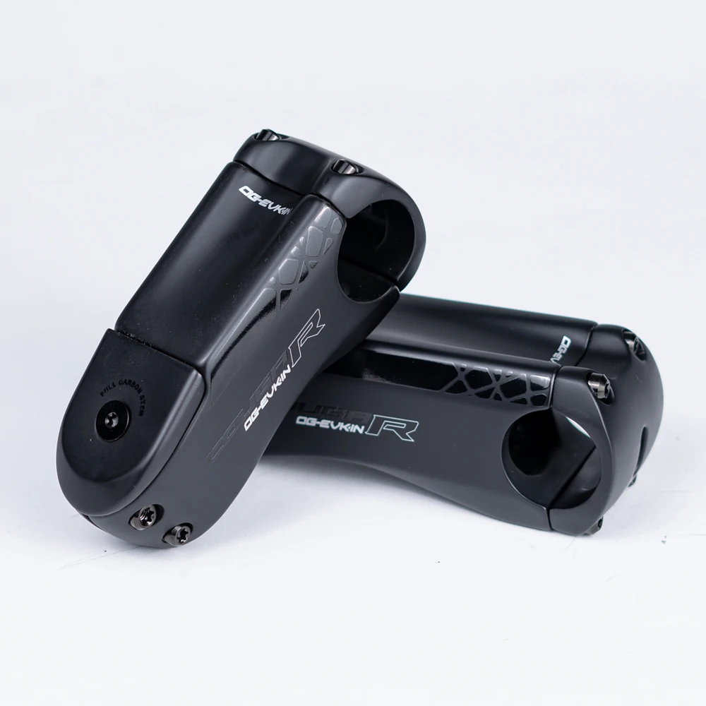 Og-Evkin BS-COUGAR Carbon Stem MTB Road Bike 80/90/100/110/120mm 10 Degree 28.6mm 31.8 Aluminum Screws Stem MTB Bicycle Part