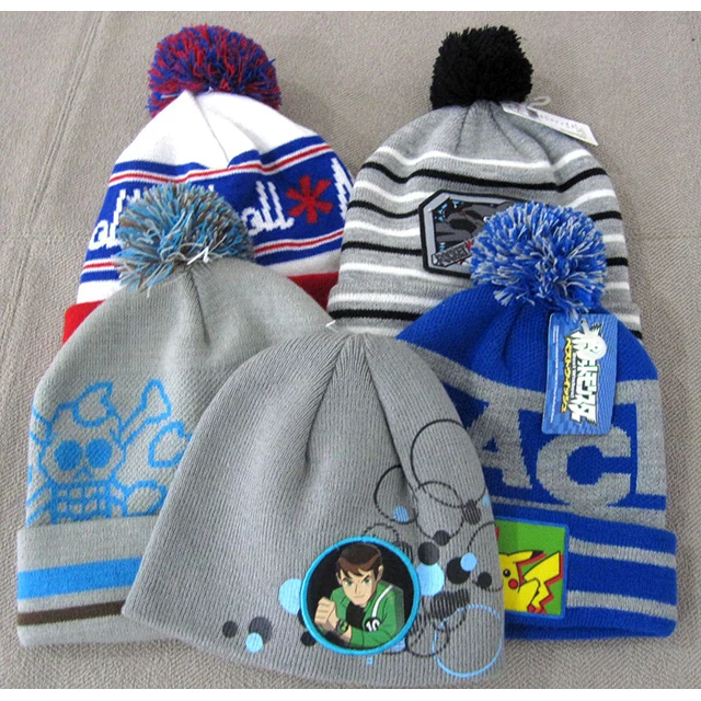 Warm Oversize Women Men Unisex Slouchy Beanie Knit Cap Stripe Slouch Hat Winter cap