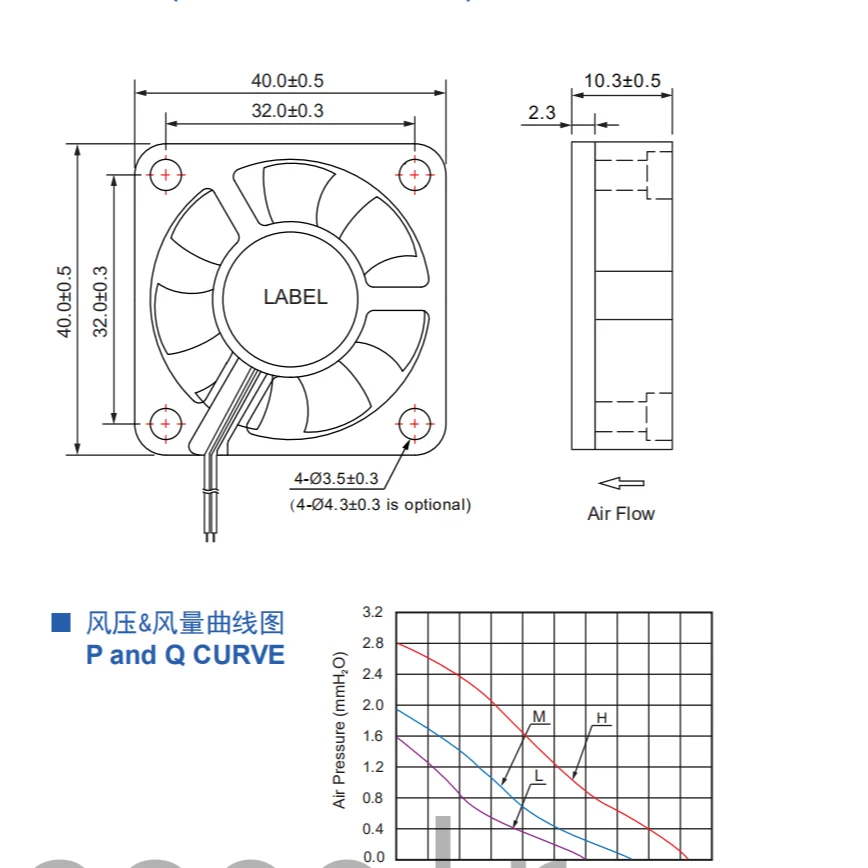 Original 4010mm Axial Brushless Square Cooling 12v DC Cooling Fan Humidifier Fan Aromatherapy Machine Fan
