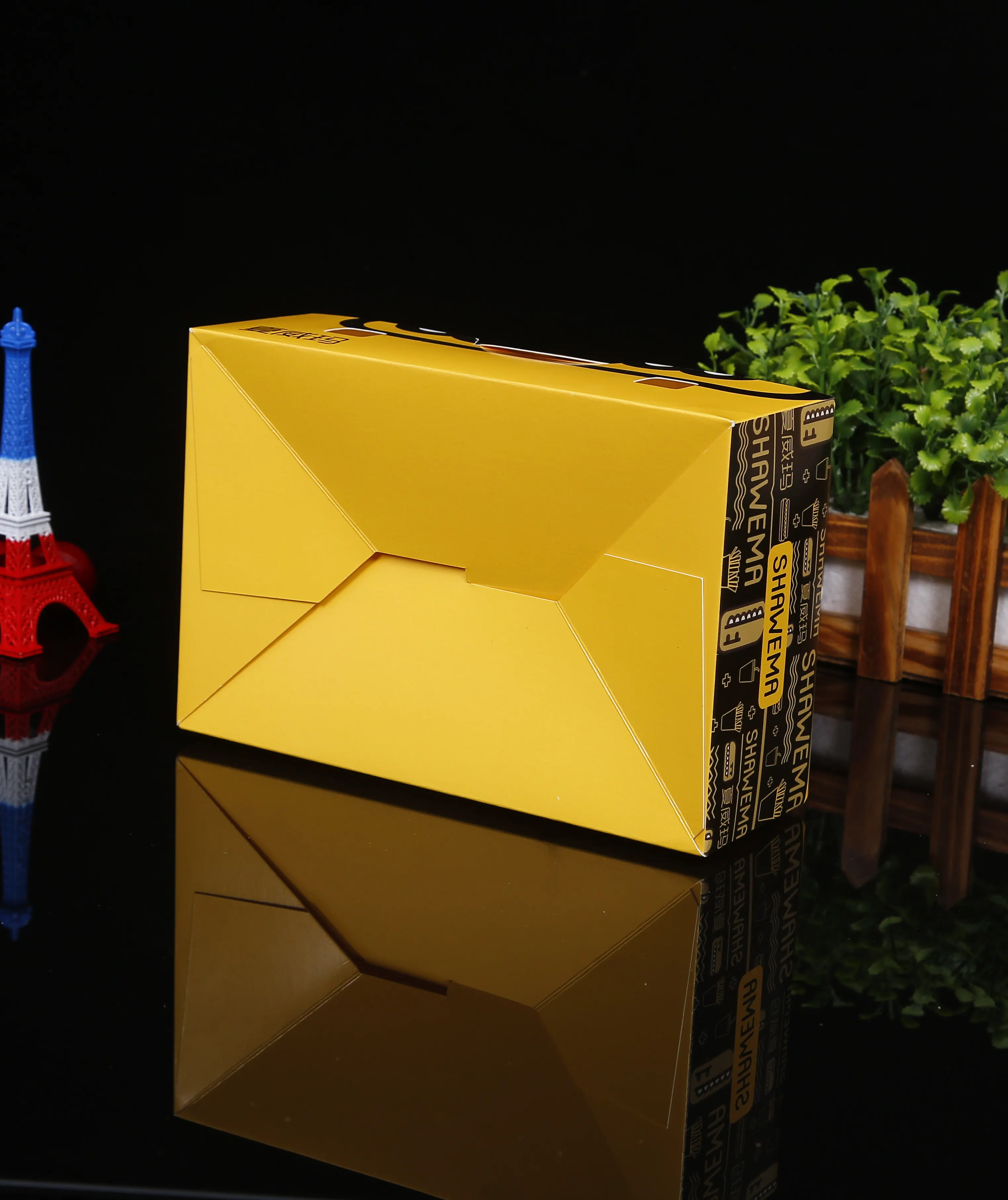 
Take Away Disposable Fast Food Packaging Foldable Fried Chicken Boxes 