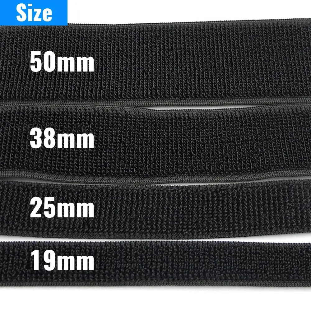 100%nylon Sticky Back Velcroes Mastic Tape for Fabric Double Sided Rubber Optimum Manufacturing Eco-friendly 40mm Sewing Tape