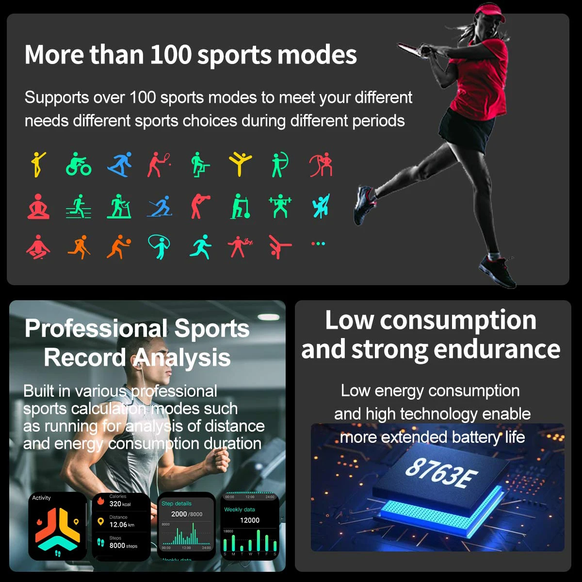 2024 Ins Trend Factory Wholesale OEM Smartwatch VT56 HRV Touch IP67 GPS encoder Original Metal Case Blood Pressure Health SPO2