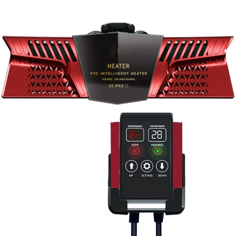 zaohetian Aquarium heater with removable ABS automatic thermostatic heating rod for fish tank fish pond