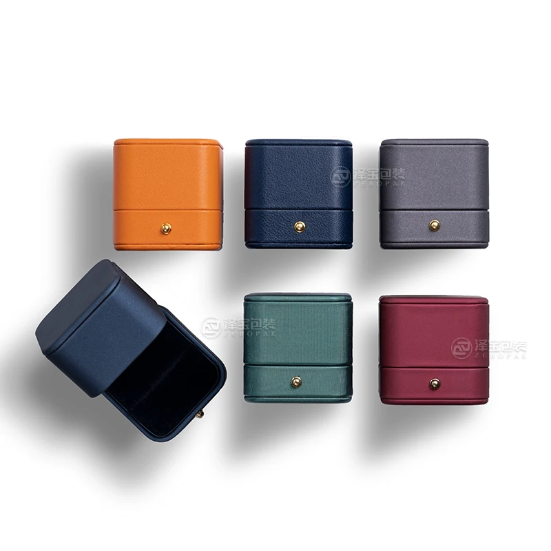 Factory Customized High-end PU Leather Necklace Jewelry Box Ring Box Jewelry Packaging Necklace Box Bracelet Bracelet Jewelry